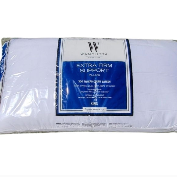 New Wamsutta King Size Extra Firm Support Pillow. - Picture 1 of 6
